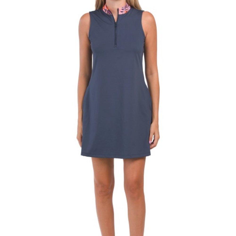 NWT Tommy Bahama Active Printed Dress With Short UPF 50+ Performance Set Medium
